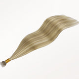 Light Blonde Highlights (16/22A) SofGrip Nano Pro Tip Hair Extensions 50-100g