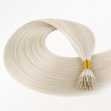 Pure Platinum Blonde (1000) SofGrip Nano Pro Tip Hair Extensions 50-100g