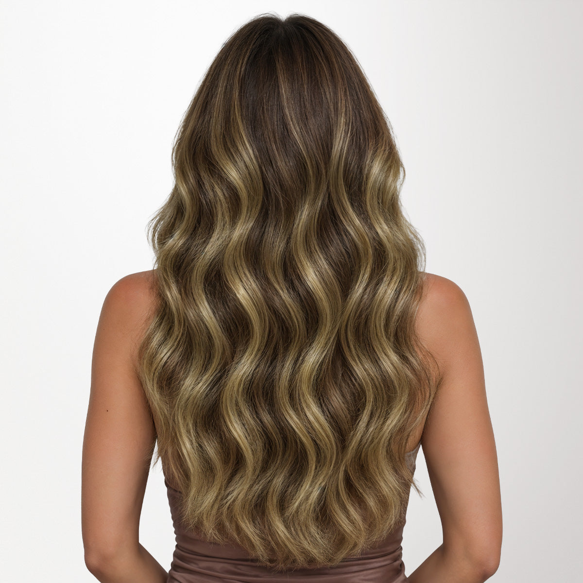  Caramel Blonde Balayage (4/27/4) StrongHold Tape-Ins 50g-100% Remy Human Hair Extensions.