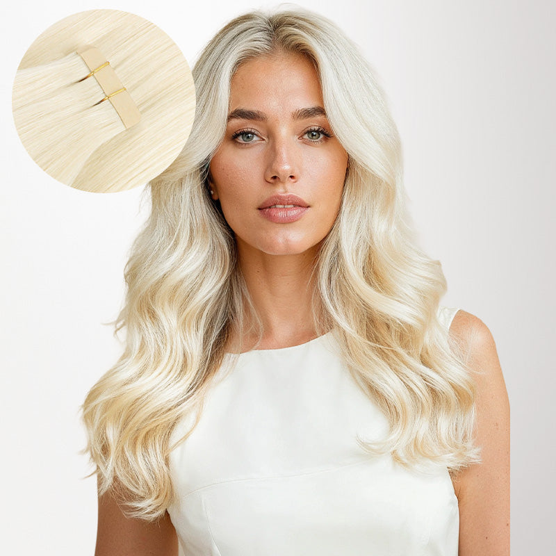 Platinum Blonde (60A) Tape-In Set