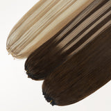BLEACH BLONDE BALAYAGE (3/8/613) Einnähen von Haarverlängerungen