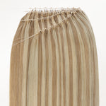  Dirty Blonde Highlights (18D/22F) Feather Weft Hair Extension (50g-120g)-100% Remy Human Hair.
