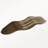 Bleach Blonde Balayage (3/8/613) Feather Weft Hair Extension (50g-120g)