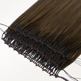 Bleach Blonde Balayage (3/8/613) Feather Weft Hair Extension (50g-120g)