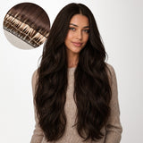 BALAYAGE RUBIO DECOLORADO (3/8/613) Extensiones de cabello con trama cosida