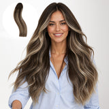 BLEACH BLONDE BALAYAGE (3/8/613) Einnähen von Haarverlängerungen