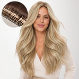BLEACH BLONDE BALAYAGE (3/8/613) Einnähen von Haarverlängerungen