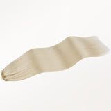 Pure Platinum Blonde (1000) Feather Weft Hair Extension (50g-120g)