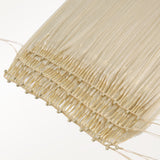 Pure Platinum Blonde (1000) Feather Weft Hair Extension (50g-120g)