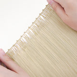 Pure Platinum Blonde (1000) Feather Weft Hair Extension (50g-120g)