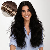 BALAYAGE RUBIO DECOLORADO (3/8/613) Extensiones de cabello con trama cosida