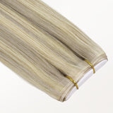 Ash Blonde Highlights (17A/60A) Thick Genius Tape Weft Hair Extensions 100-120g