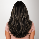 Black to Light Blonde Balayage (1B/19/1B) Thick Genius Tape Weft Hair Extensions 100-120g