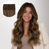 Caramel Blonde Balayage (4/27/4) Thick Genius Tape Weft Hair Extensions 100-120g