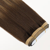 Caramel Blonde Balayage (4/27/4) Thick Genius Tape Weft Hair Extensions 100-120g