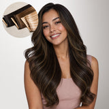 BALAYAGE RUBIO MIEL (4/26/4) Extensiones de cabello con trama cosida