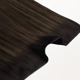 Dark Brown Balayage (2/6/2) Thick Genius Tape Weft Hair Extensions 100-120g