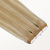 Dirty Blonde Highlights (18D/22F) Thick Genius Tape Weft Hair Extensions 100-120g