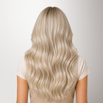 Pure Platinum Blonde (1000) Thick Genius Tape Weft Hair Extensions 100-120g_100% Remy Human Hair extensions and accessories.