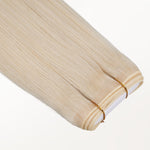  Pure Platinum Blonde (1000) Thick Genius Tape Weft Hair Extensions 100-120g_100% Remy Human Hair extensions and accessories.