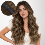 HONIGBLONDE BALAYAGE (4/26/4) Einnähende Haarverlängerungen