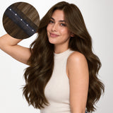 Chocolate Brown (4A) Butterfly Weft Hair Extensions (100g-160g)