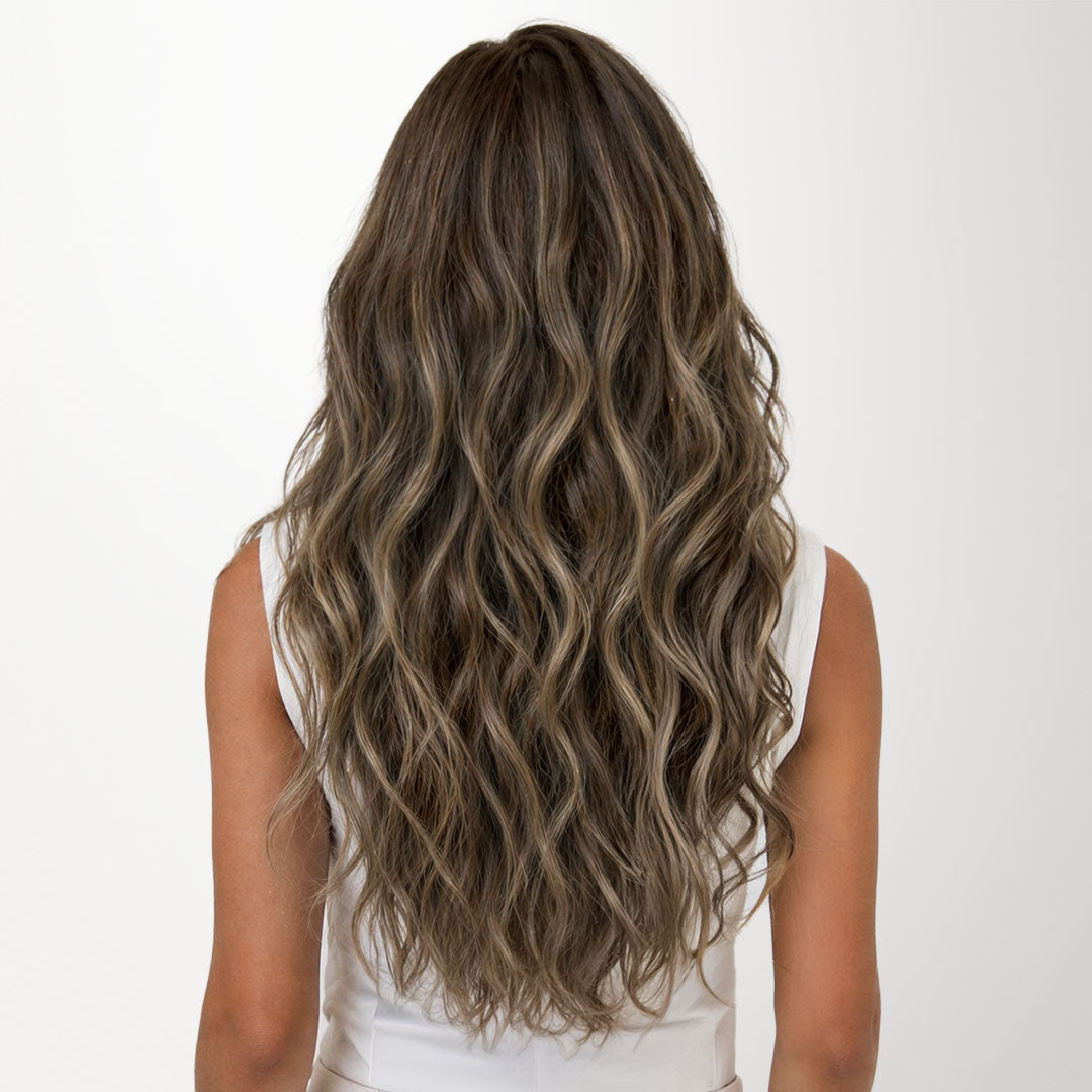 Honey Blonde Balayage (4/26/4) Butterfly Weft Hair Extensions (100g-160g)-100% Remy Human Hair.