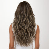 Honey Blonde Balayage (4/26/4) Butterfly Weft Hair Extensions (100g-160g)-100% Remy Human Hair.