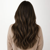 Dark Brown Balayage (2/6/2) Butterfly Weft Hair Extensions (100g-160g)-100% Remy Human Hair.