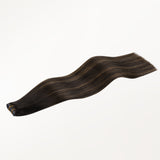 Dark Brown Balayage (2/6/2) Butterfly Weft Hair Extensions (100g-160g)-100% Remy Human Hair.