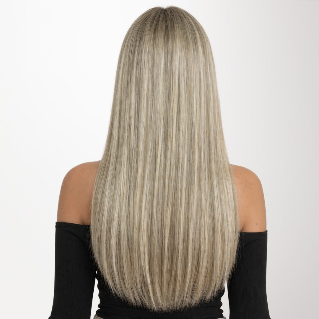  Dirty Blonde Highlights (18D/22F) Butterfly Weft Hair Extensions (100g-150g)_100% Remy Human Hair.