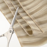  Dirty Blonde Highlights (18D/22F) Butterfly Weft Hair Extensions (100g-150g)_100% Remy Human Hair.