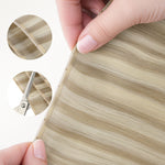  Dirty Blonde Highlights (18D/22F) Butterfly Weft Hair Extensions (100g-150g)_100% Remy Human Hair.