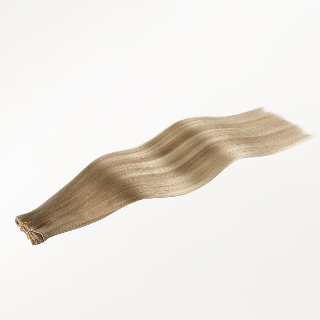  Natural Blonde Balayage (18ET90A) Butterfly Weft Hair Extensions (100g-150g)_100% Remy Human Hair.