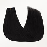 Jet Black (1) Butterfly Weft Hair Extensions (100g-150g)