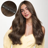 Chocolate Brown (4A) Butterfly Weft Hair Extensions (100g-150g)_100% Remy Human Hair.