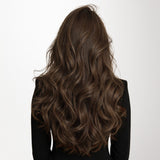 Chocolate Brown (4A) Butterfly Weft Hair Extensions (100g-160g)-100% Remy Human Hair.