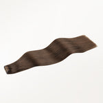 Chocolate Brown (4A) Butterfly Weft Hair Extensions (100g-160g)-100% Remy Human Hair.