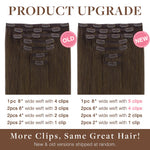  Ash Beige Blonde Blend (T12A/18H/P18H) Classic Clip-Ins (120g-150g)-100% Remy Human Hair.