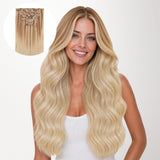 Ash Beige Blonde Blend (T12A/18H/P18H) Classic Clip-Ins (120g-150g)