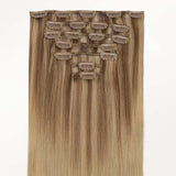 Ash Beige Blonde Blend (T12A/18H/P18H) Classic Clip-Ins (120g-150g)