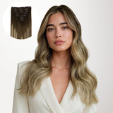 BLEACH BLONDE BALAYAGE (3/8/613) KLASSISCHE CLIP-INS