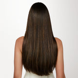 Brown Sugar Swirl Highlights (2C/4E/6C) Classic Clip-Ins (120g-130g)-100% Remy Human Hair.