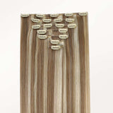 Brown to Platinum Blonde Highlights (PM8G/1000) Classic Clip-Ins (120g-150g)