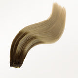 Chocolate Brown to Dirty Blonde (4/18) Classic Clip-Ins (120g) – 100% Remy Human Hair by GOO GOO Hair.