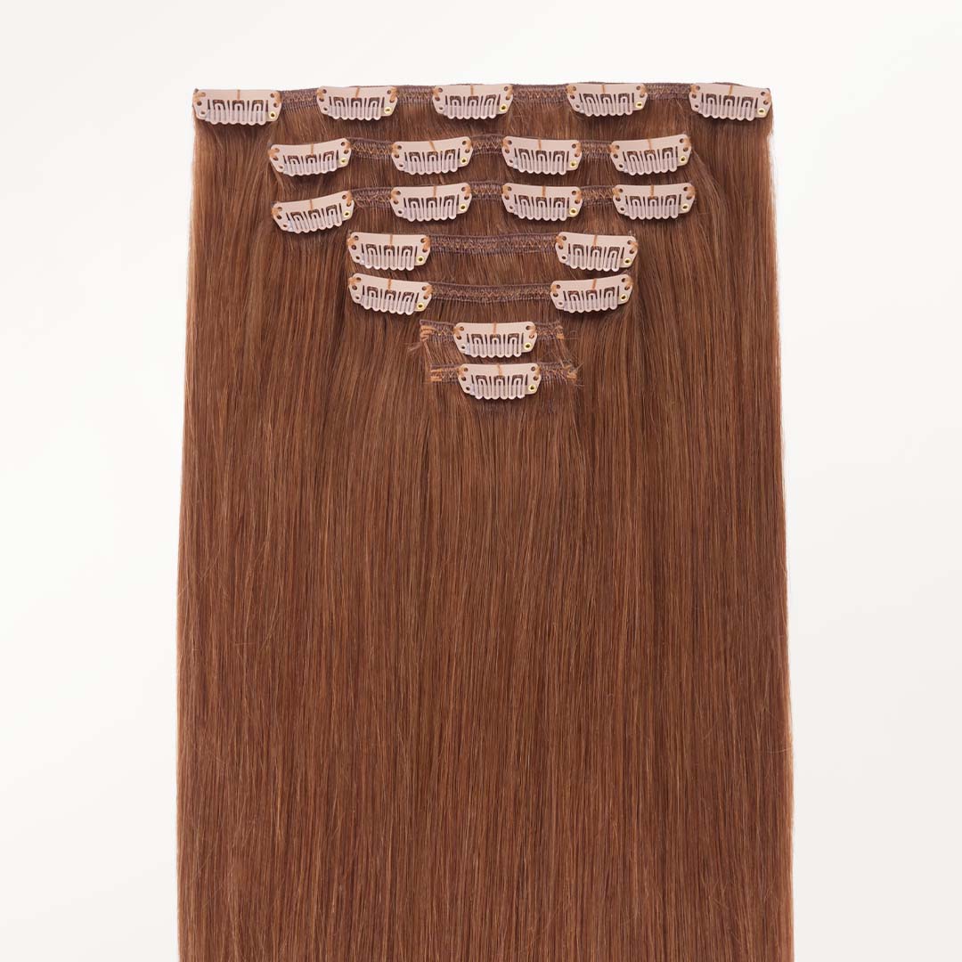 Cinnamon Terra Copper (330) Classic Clip-Ins (120g-130g) [Clearance]_100% Remy Human Hair.