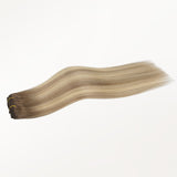 Espresso Root Ash Blonde Balayage (R5E/9A/60H) Classic Clip-Ins (120g-150g)