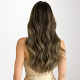 HONIGBLONDE BALAYAGE (4/26/4) KLASSISCHE CLIP-INS