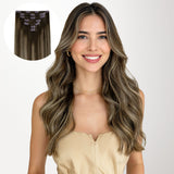 HONIGBLONDE BALAYAGE (4/26/4) KLASSISCHE CLIP-INS