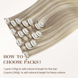 Classic Clip in Hair Extensions